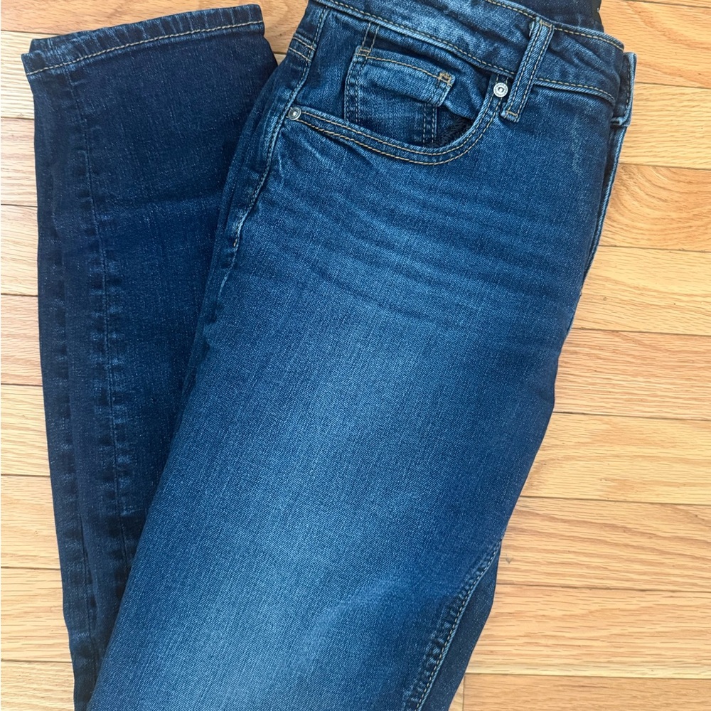 Silver Jeans Indigo Straight Leg Denim